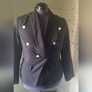 Black Double Breasted Blazer